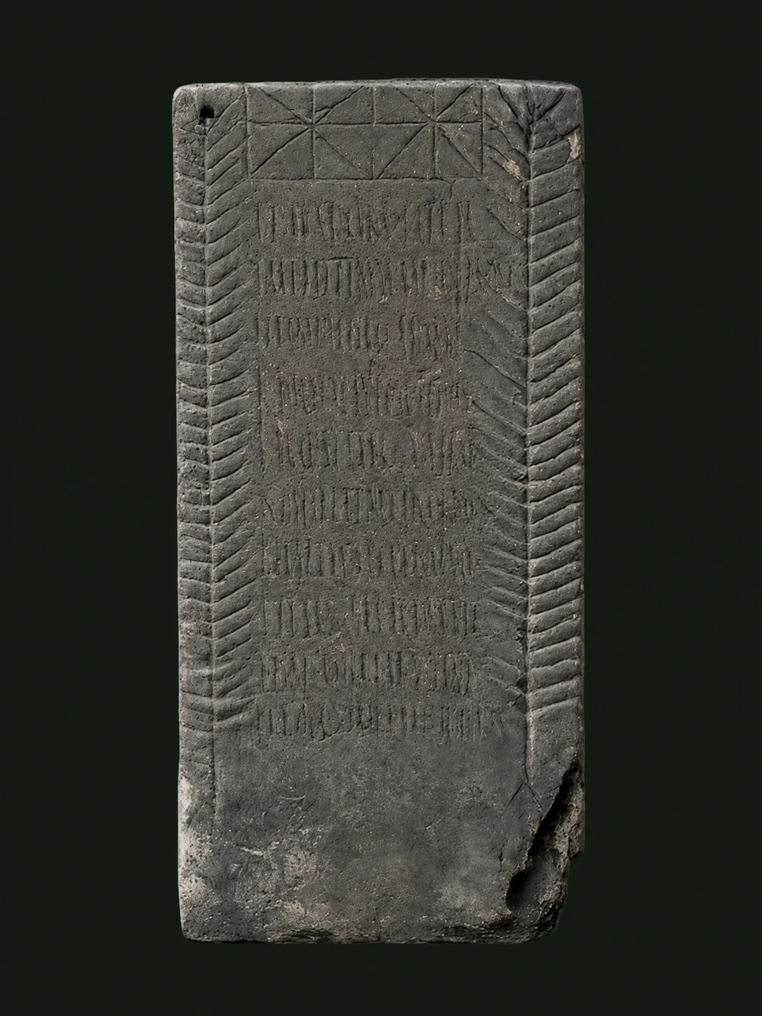 Stone I from the Brough church tower display